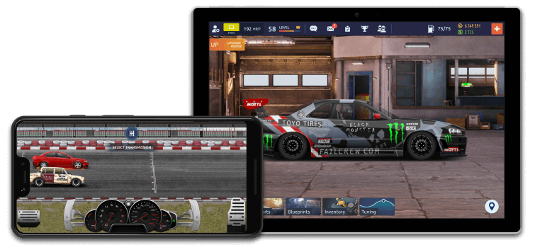 Скриншоты игры Drag Racing: Уличные гонки